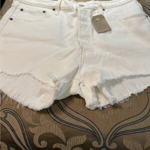 Levi’s Women's White Denim Shorts